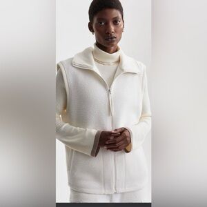 Varley Fleece Maggie Gilet Zip-Up Vest Small